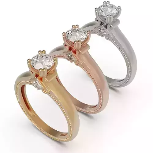 Solitaire ring F