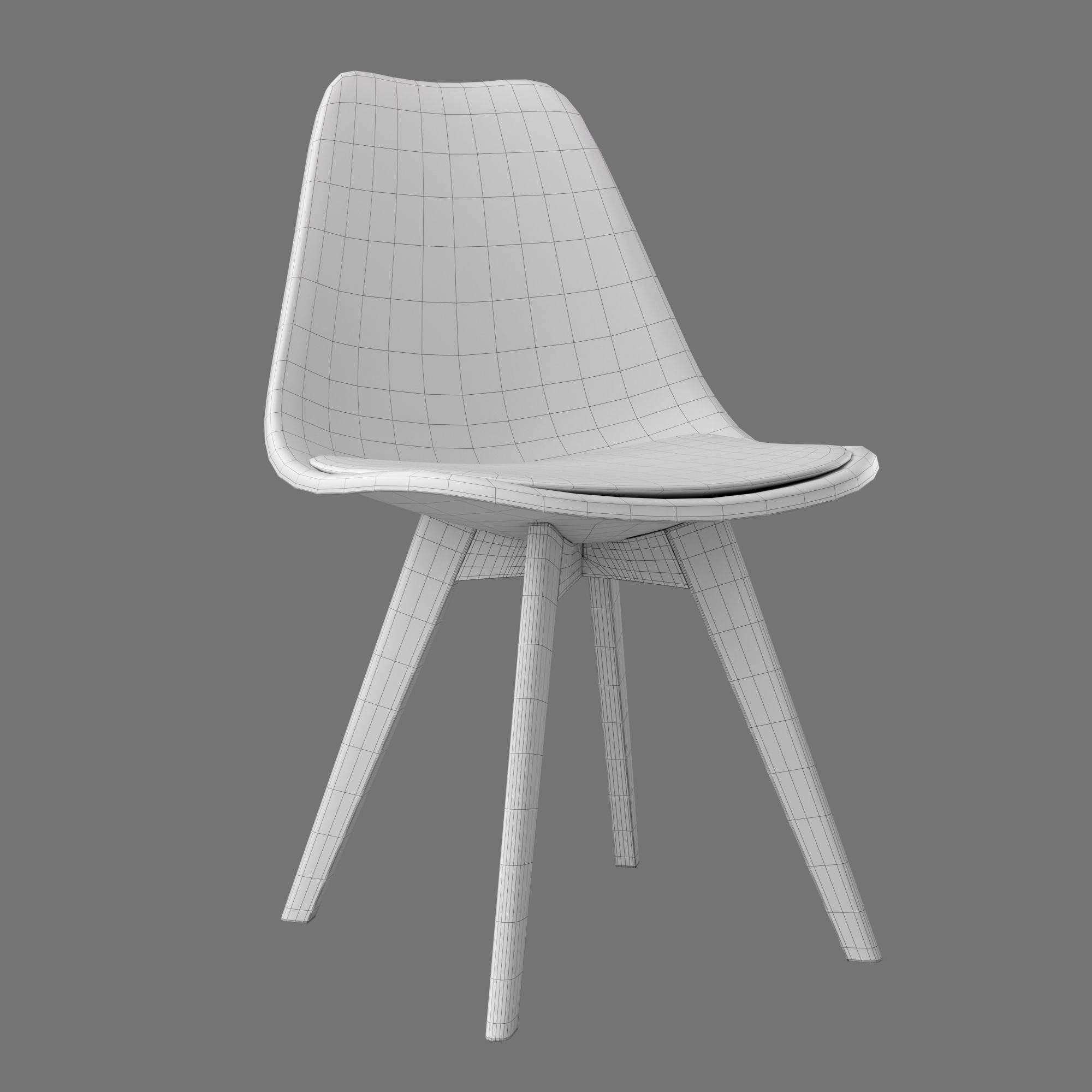 Chair Jerry Soft 3D model_4