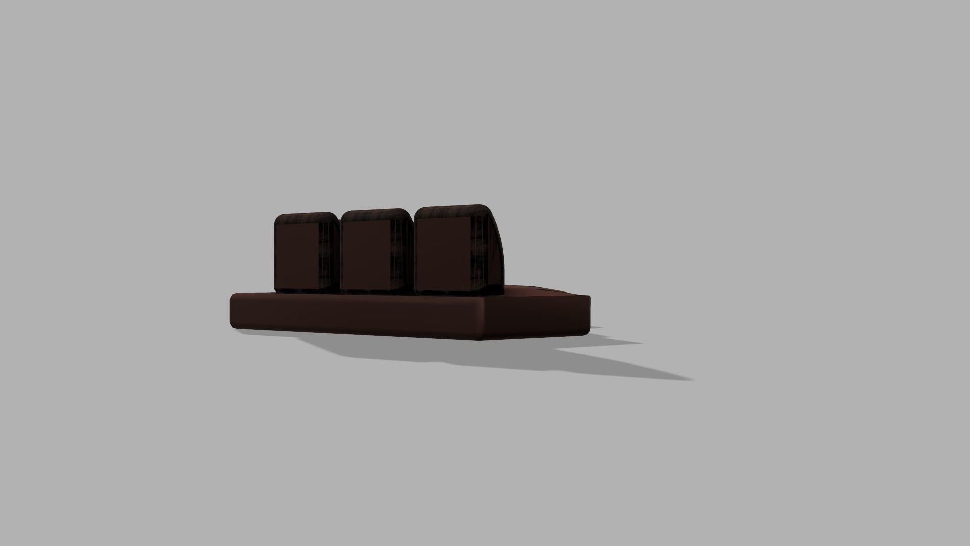 black sofa  3D model_6