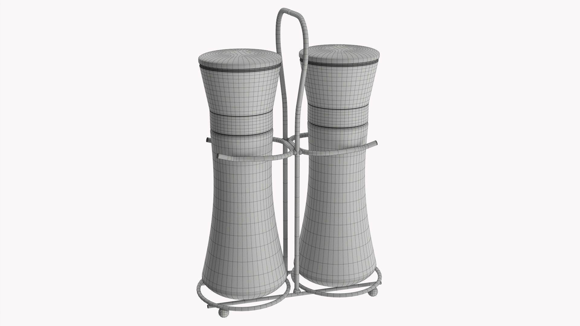 Pepper and salt grinder set 01 3D model_7