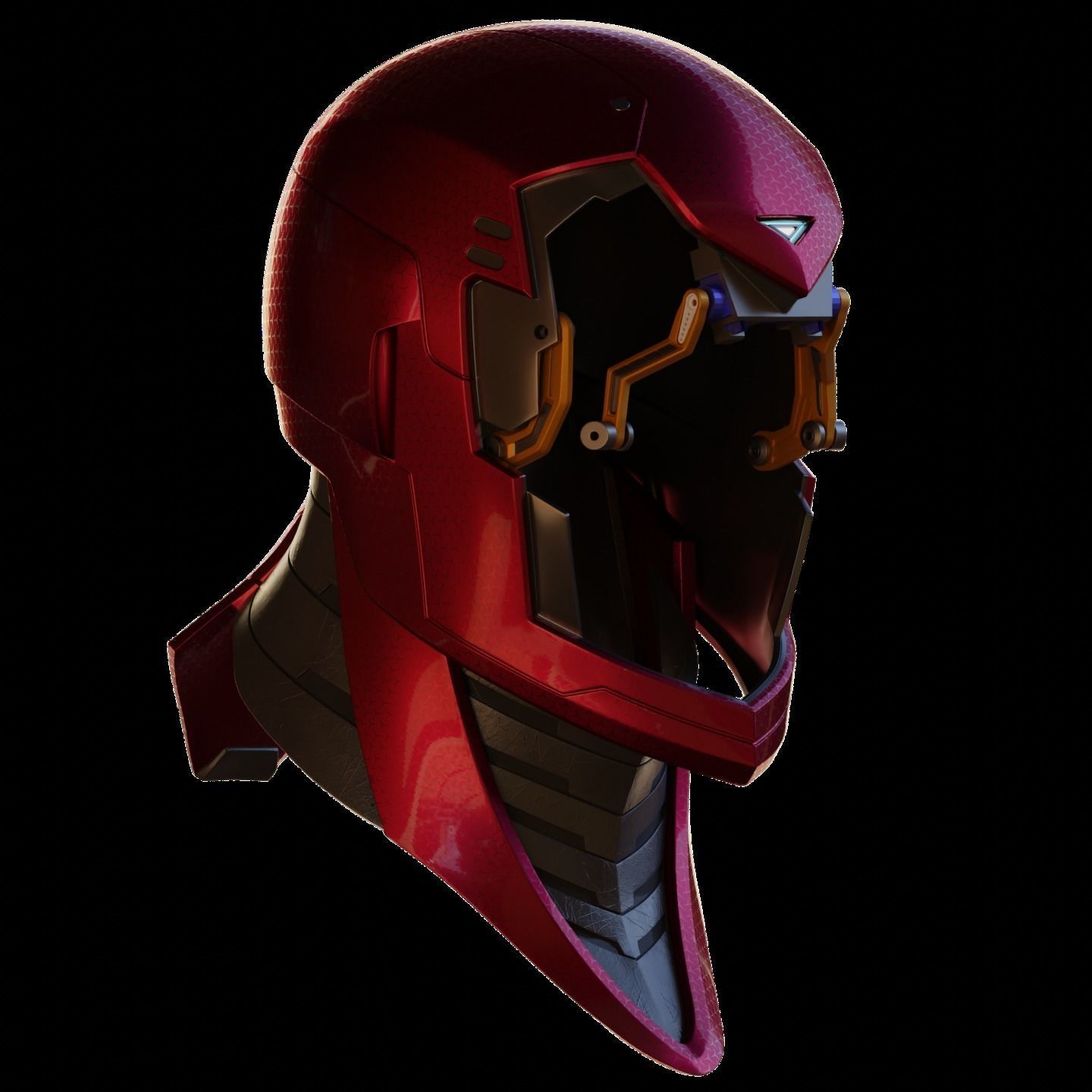 Ironman Model 51 Prime V2 Helmet with Interior Details 3D print model_7