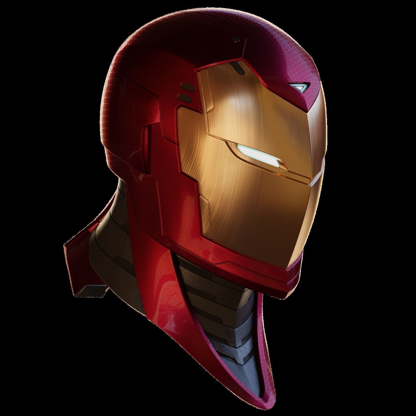 Ironman Model 51 Prime V2 Helmet with Interior Details 3D print model_4