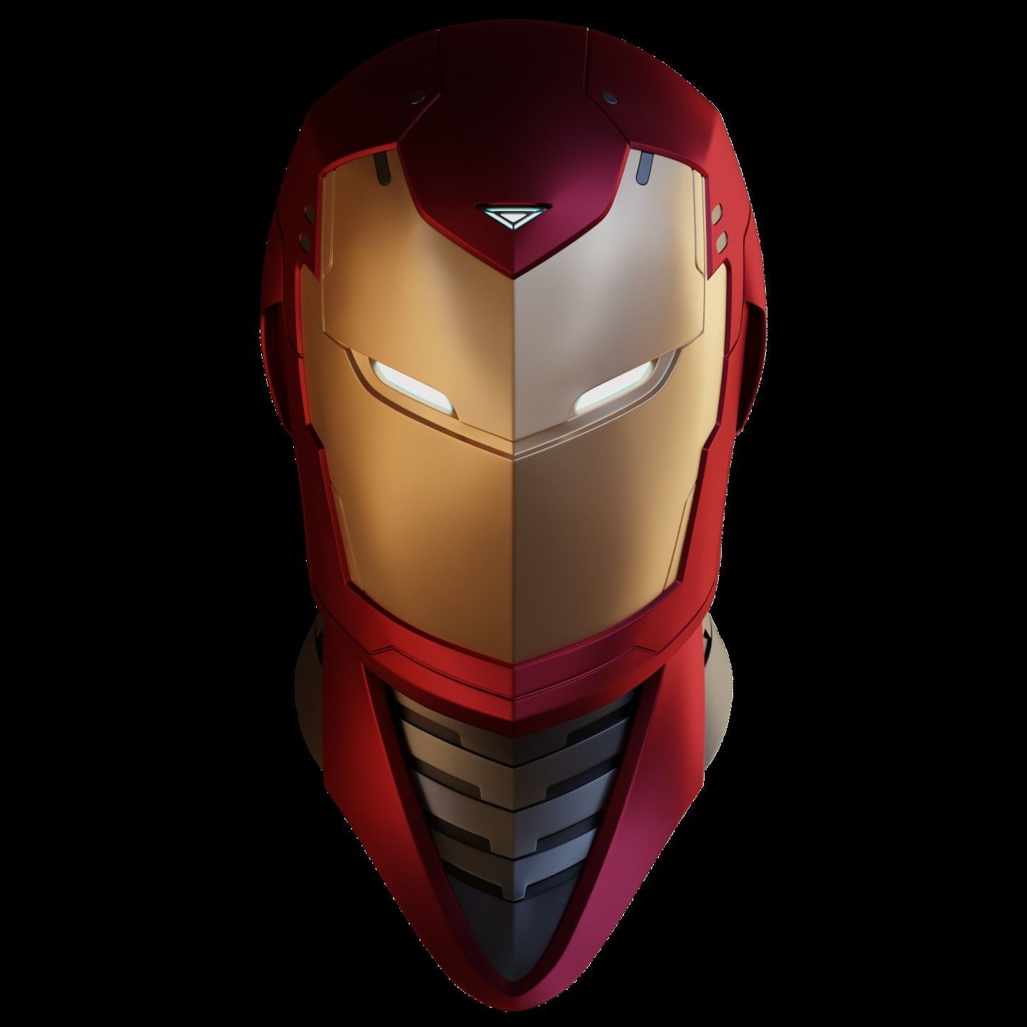 Ironman Model 51 Prime V2 Helmet with Interior Details 3D print model_12