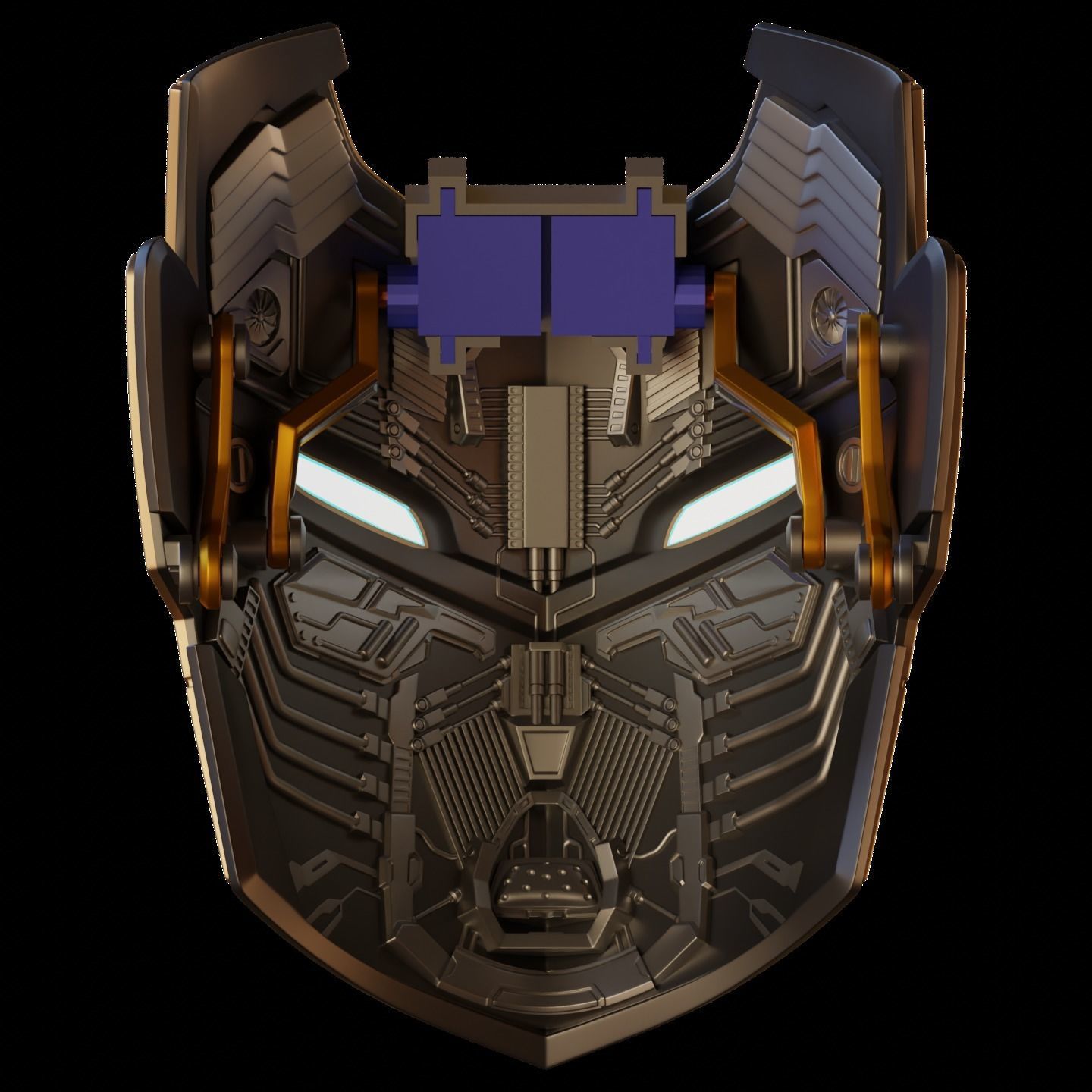 Ironman Model 51 Prime V2 Helmet with Interior Details 3D print model_1