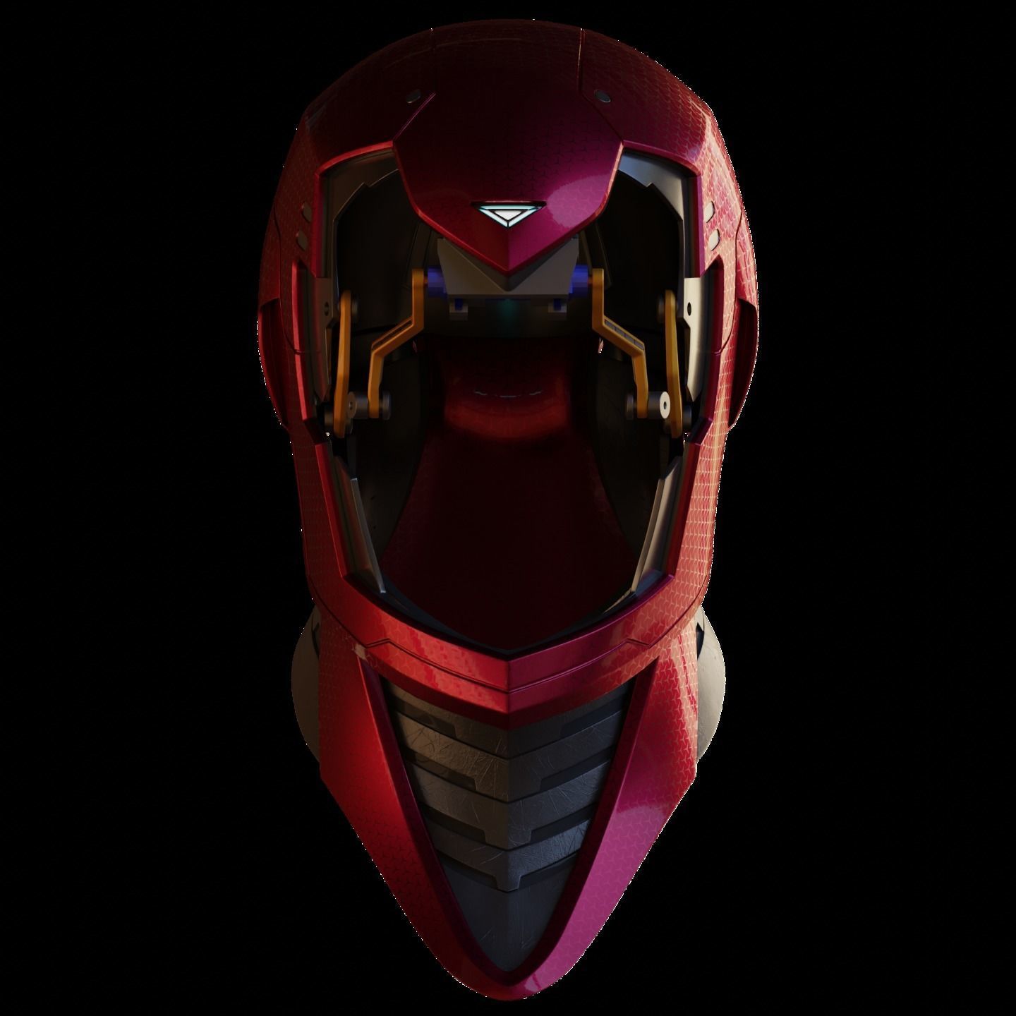 Ironman Model 51 Prime V2 Helmet with Interior Details 3D print model_2