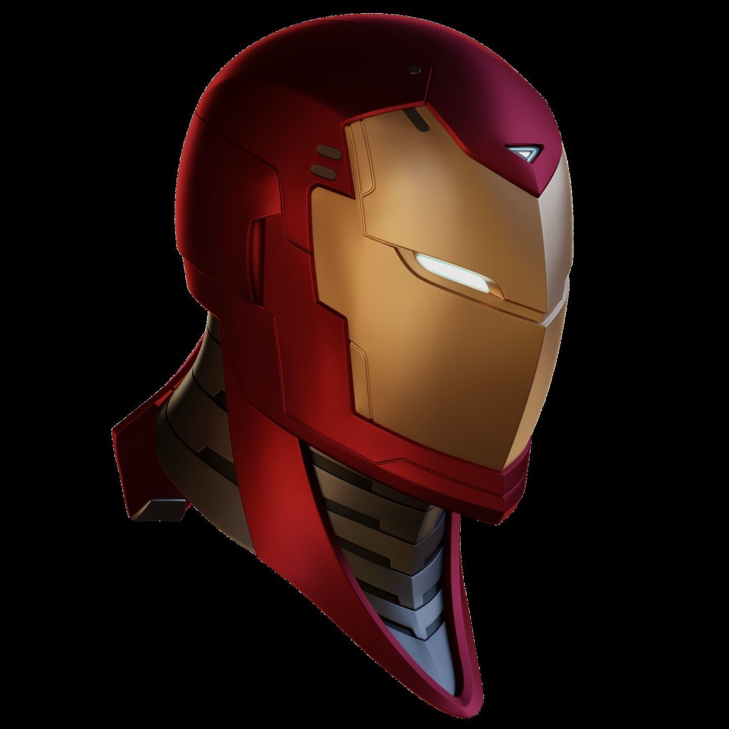 Ironman Model 51 Prime V2 Helmet with Interior Details 3D print model_13