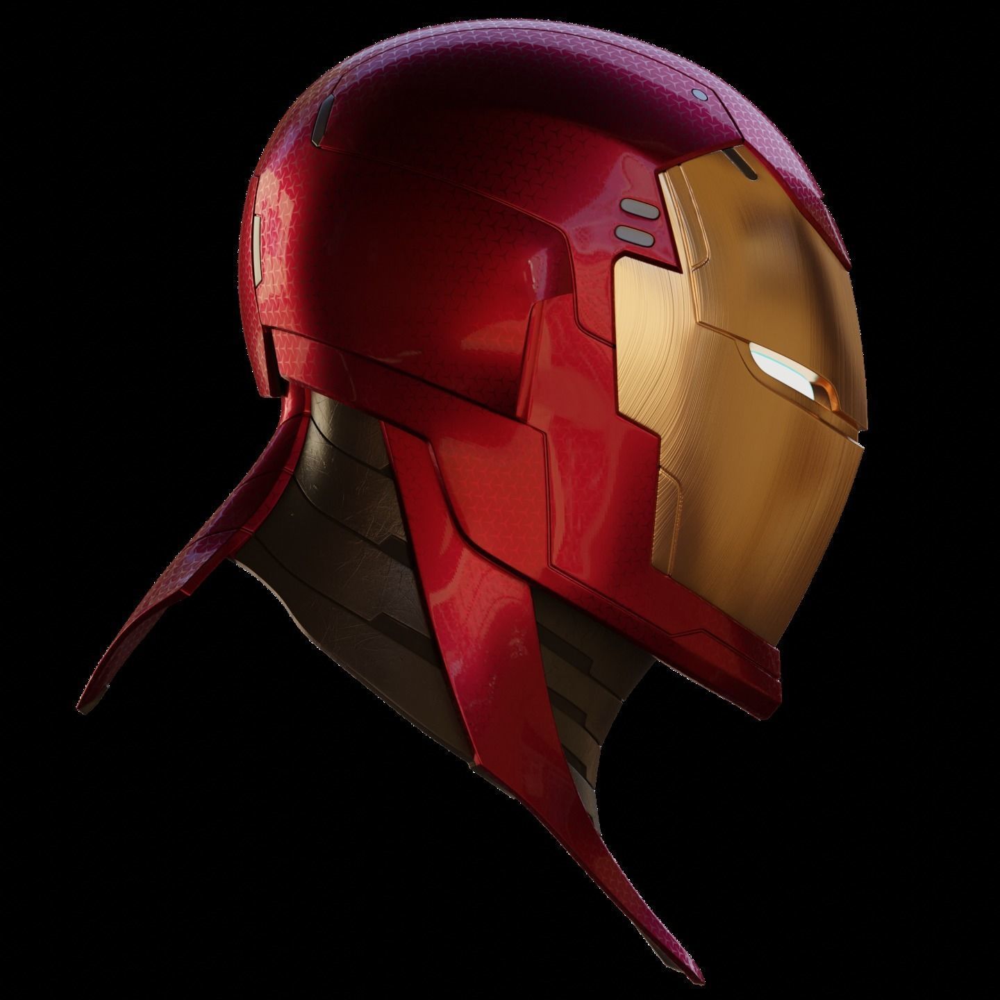Ironman Model 51 Prime V2 Helmet with Interior Details 3D print model_5