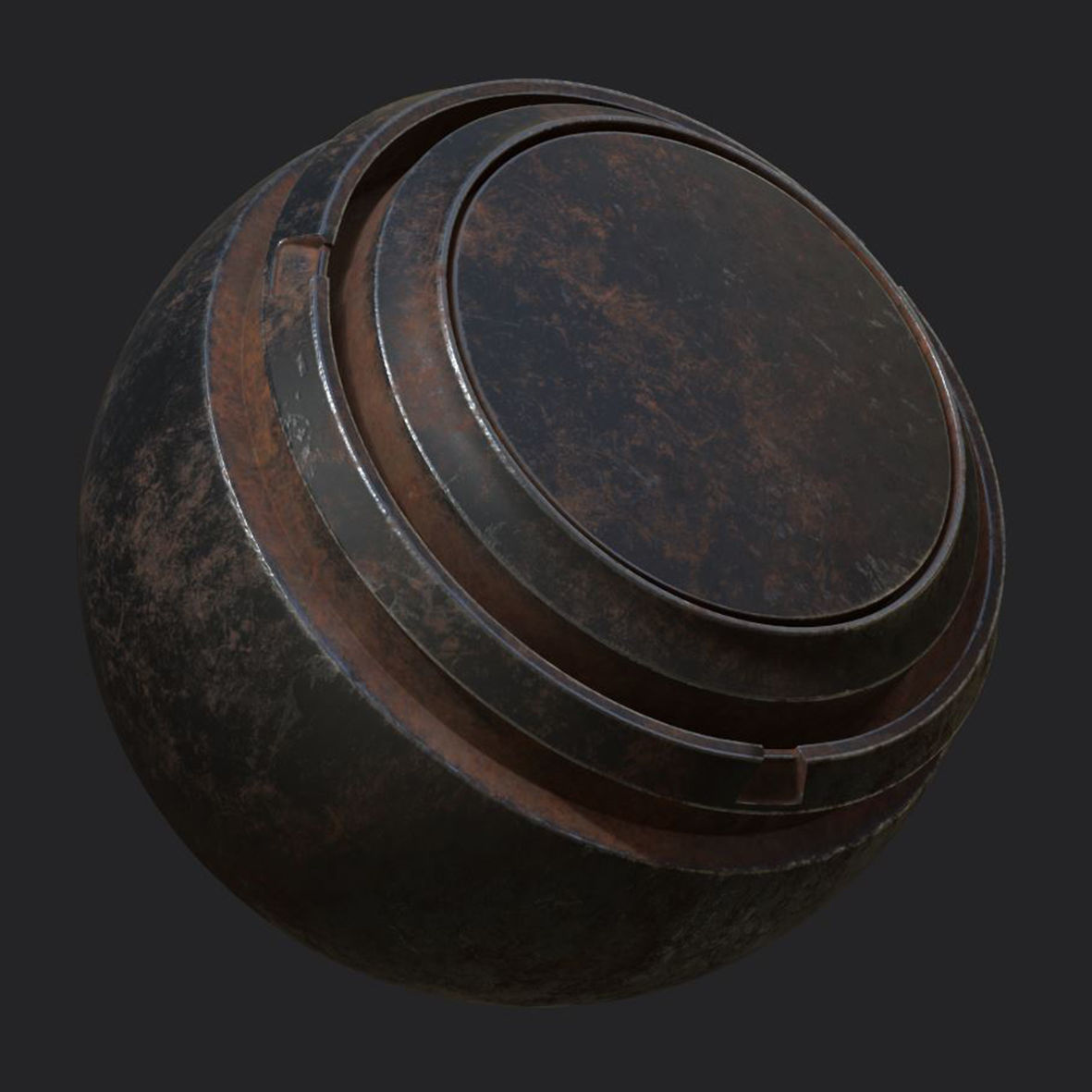 10 Steel Gun Materials 3D model_5