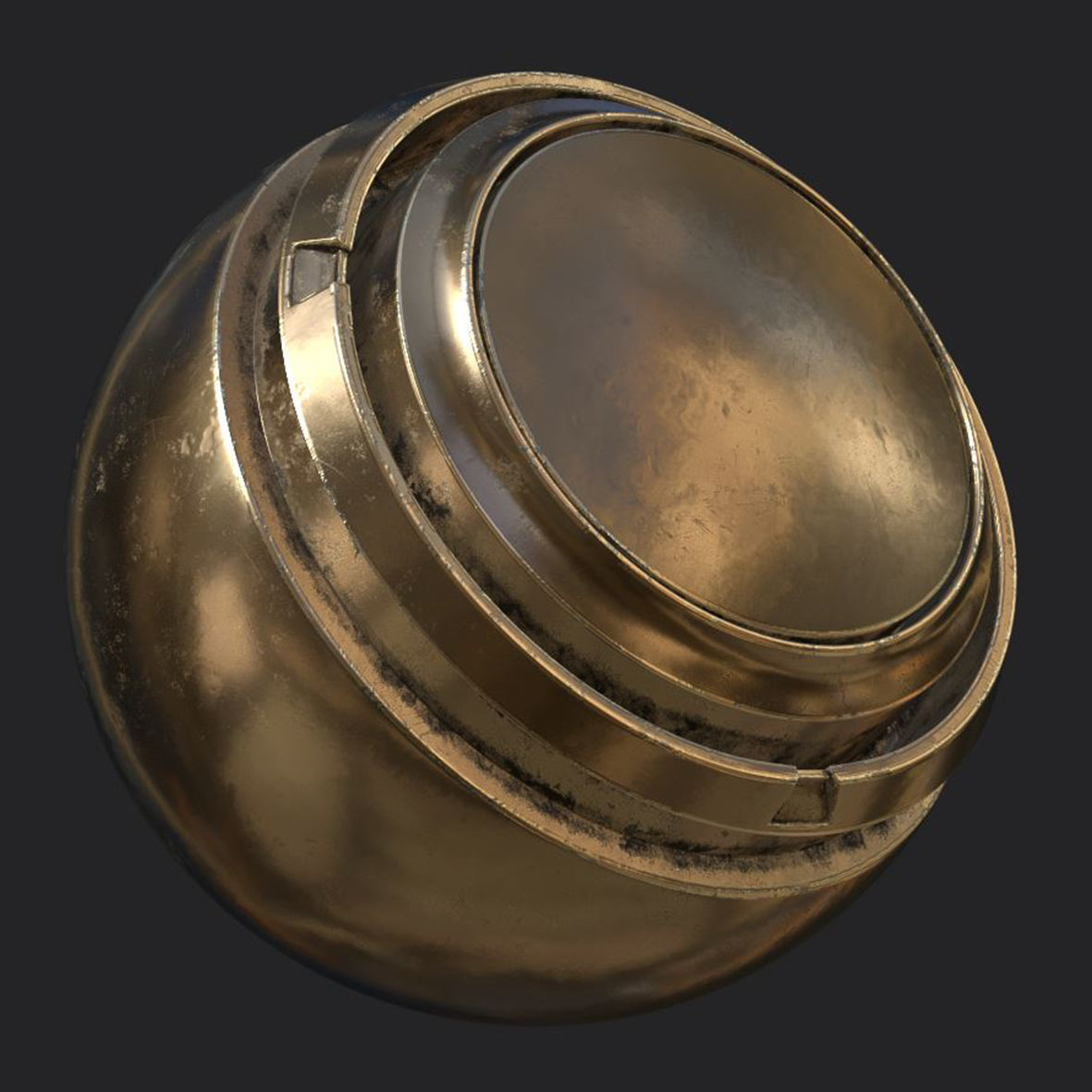 10 Steel Gun Materials 3D model_9