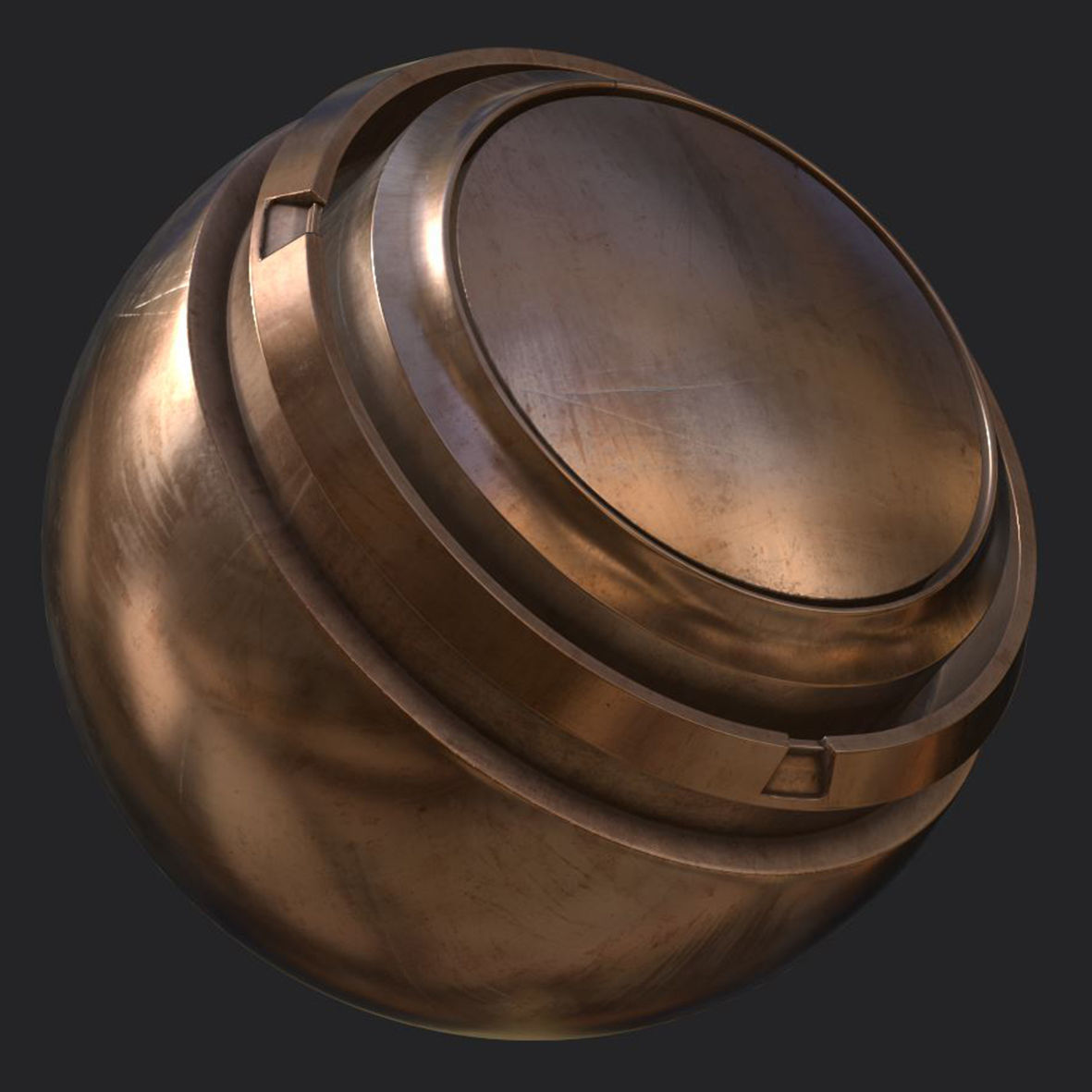 10 Steel Gun Materials 3D model_8