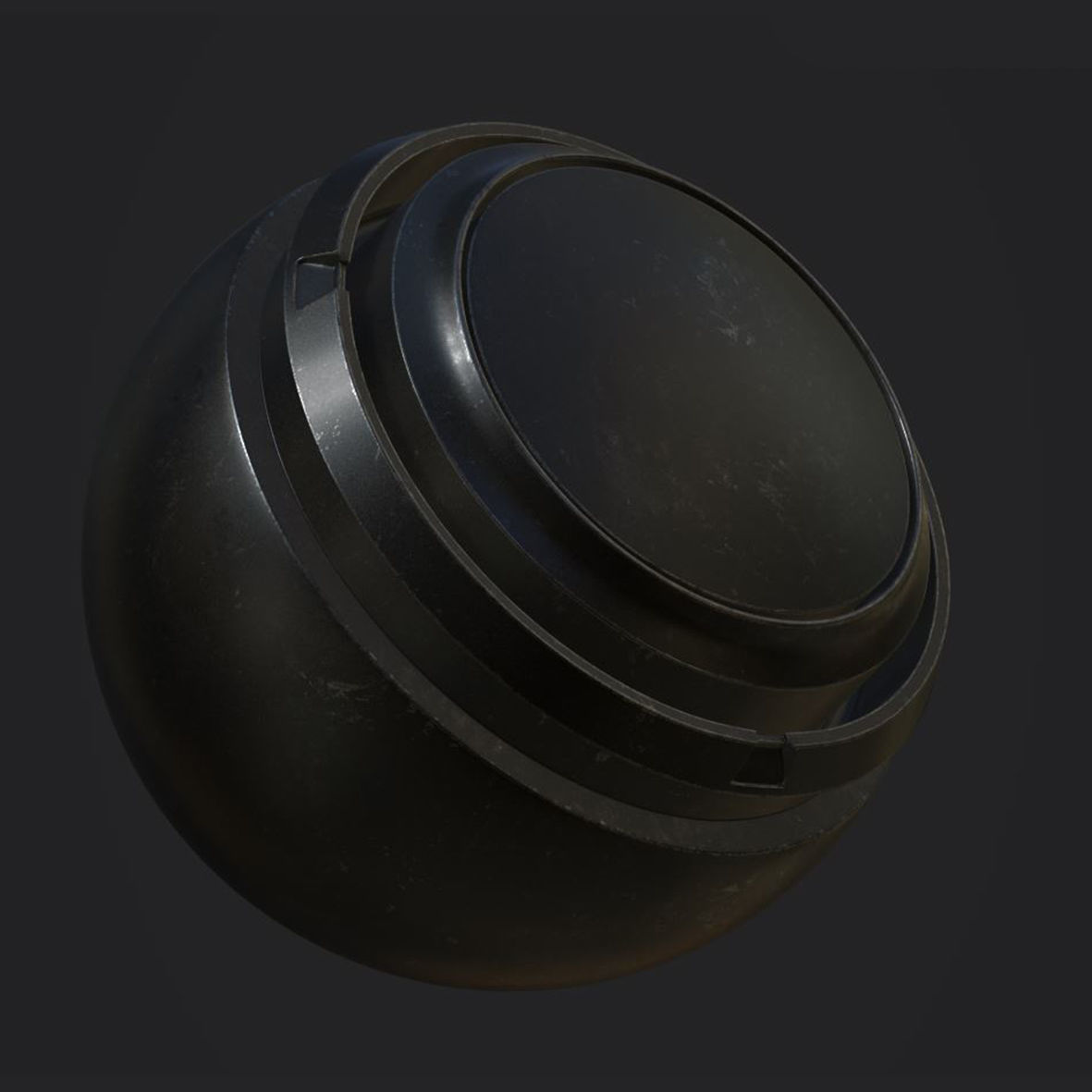 10 Steel Gun Materials 3D model_4