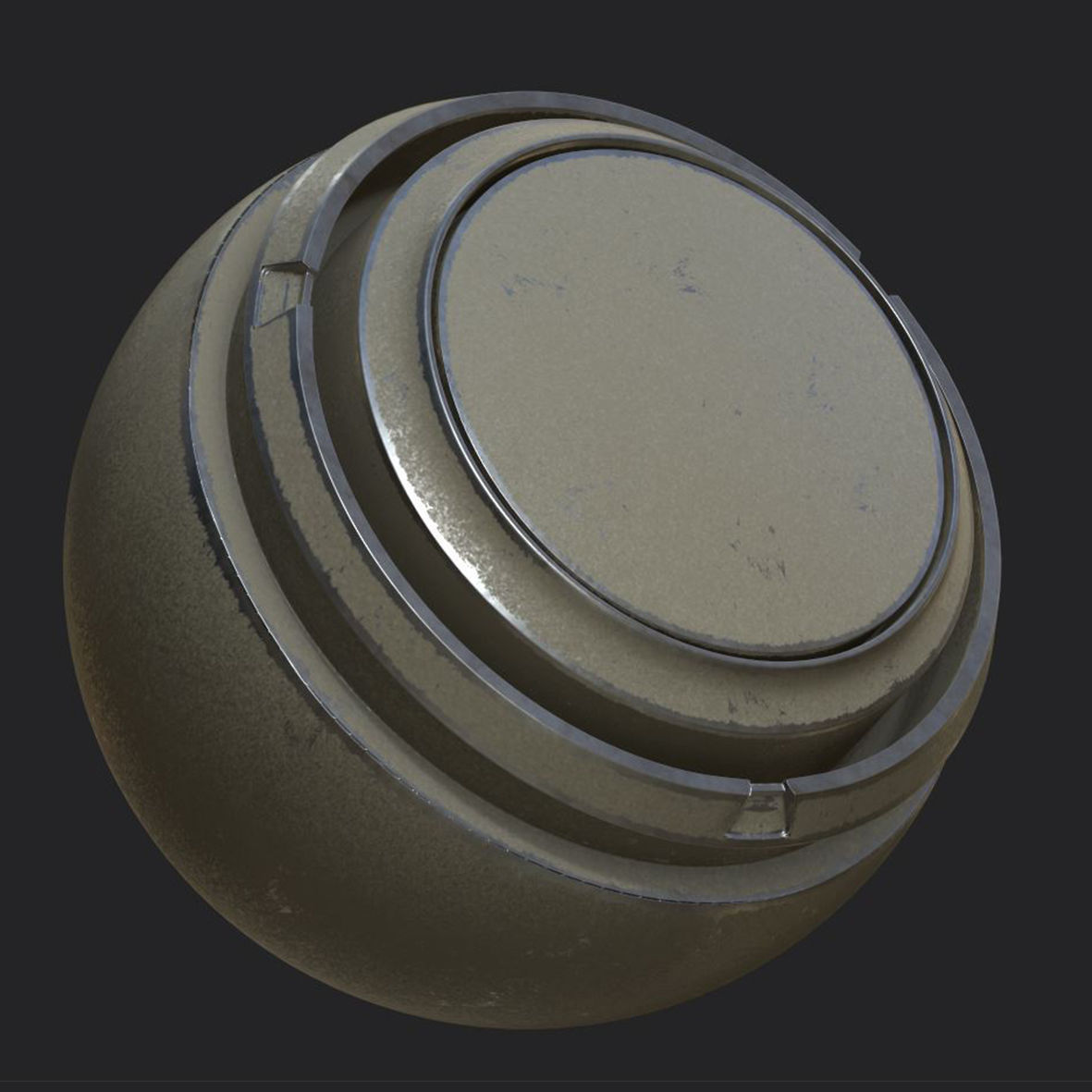 10 Steel Gun Materials 3D model_3