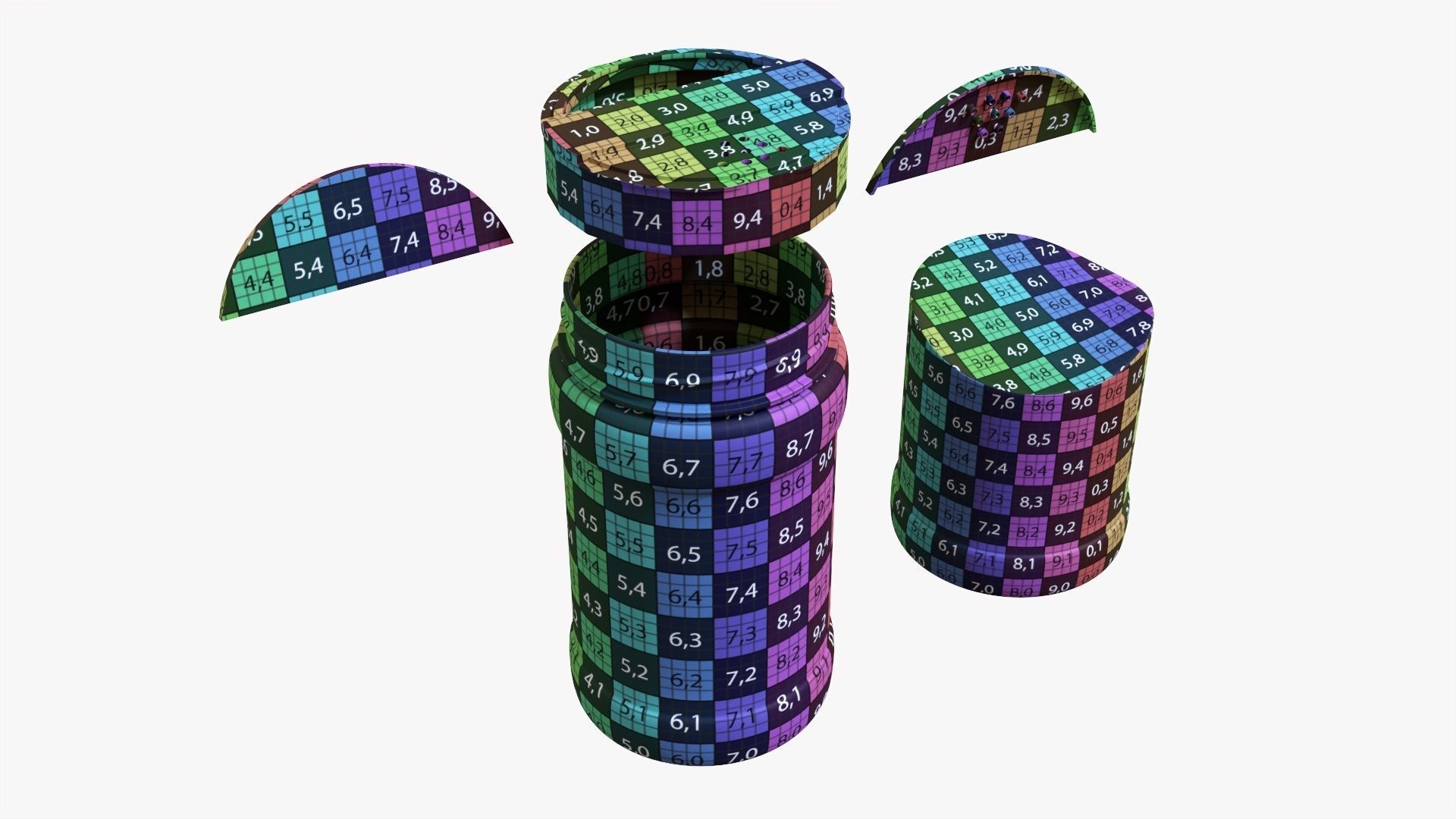 Salt shaker 01 3D model_8