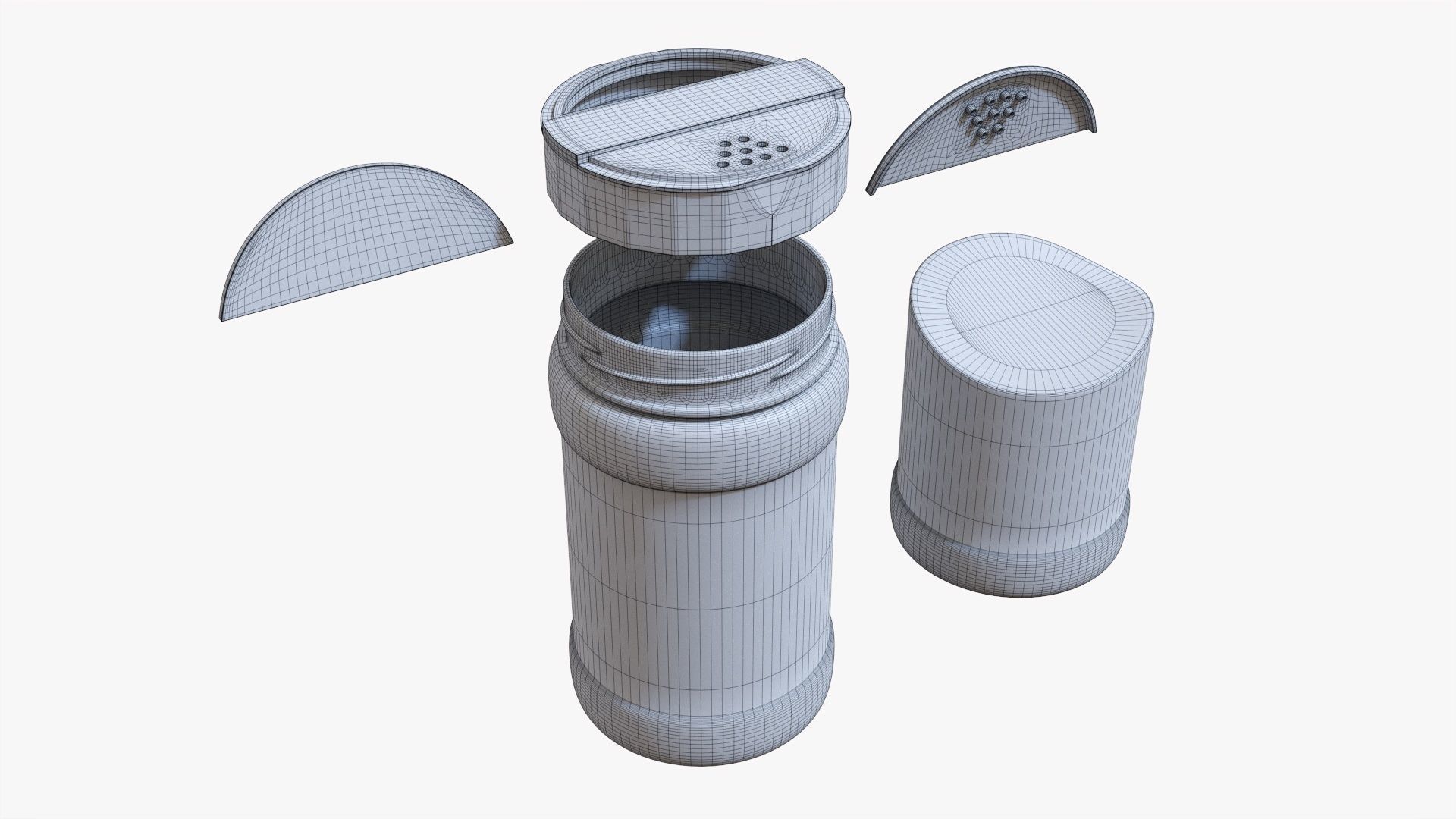 Salt shaker 01 3D model_7