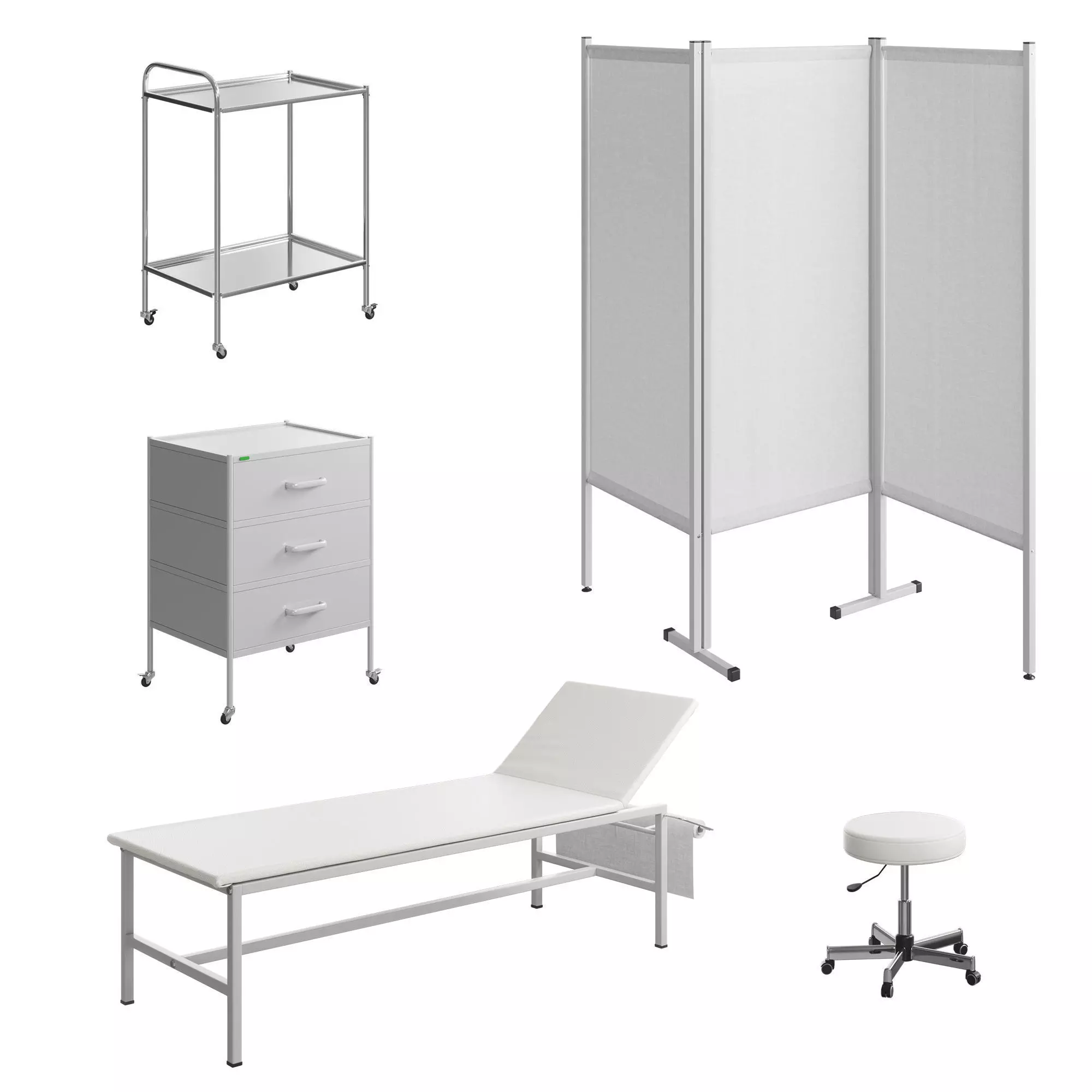 Doctors Office Furniture Kit 3D model