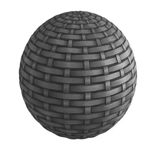 Gray Rattan Material