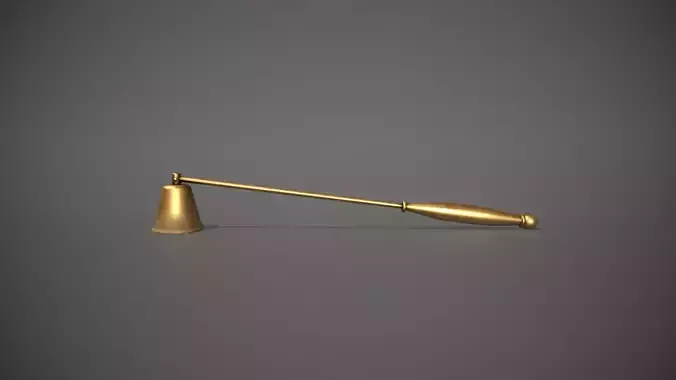 Gold Candle Snuffer - Candle Douter - Candle Extinguisher