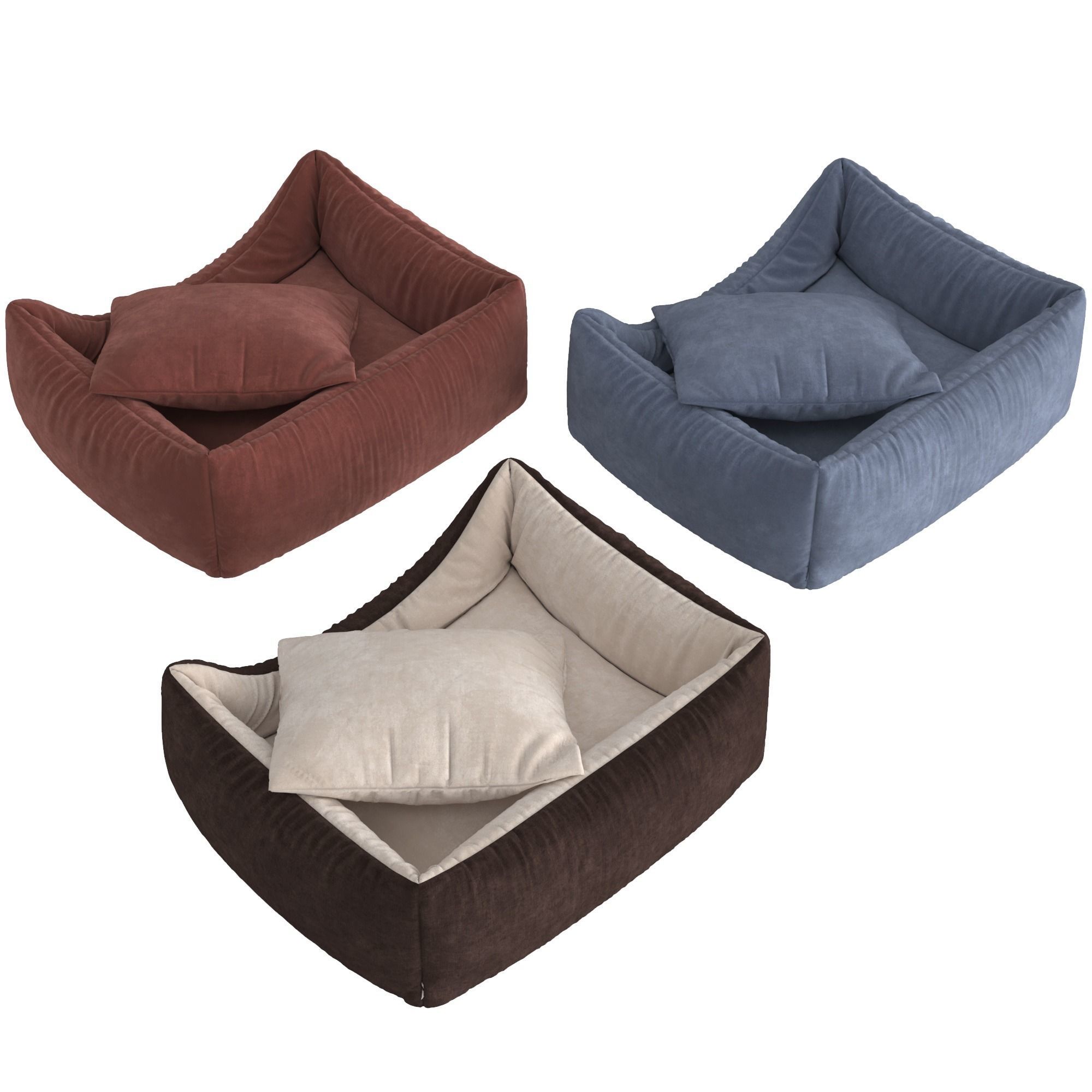 Pet Pillow 3D model_2