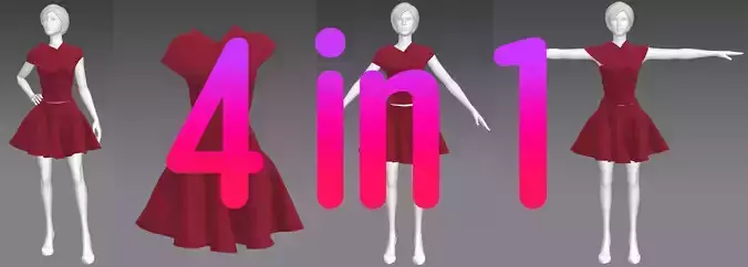 Woman Clothing 4 in 1 set82