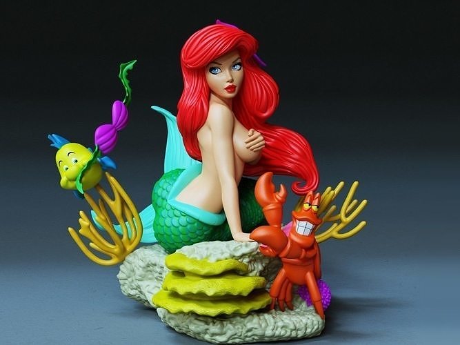 LITTLE MERMAID 3D print model