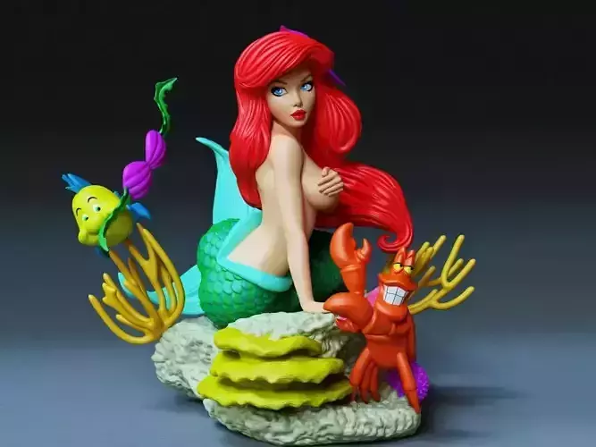 LITTLE MERMAID 3D print model