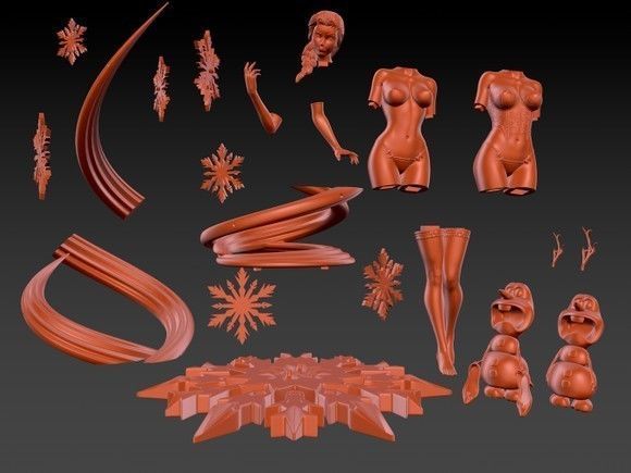 ICE PRINCESS 3D print model_2