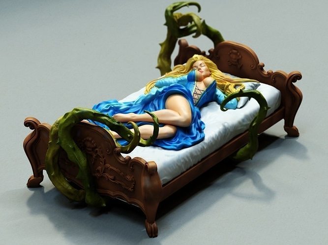 SLEEPING BEAUTY 3D print model