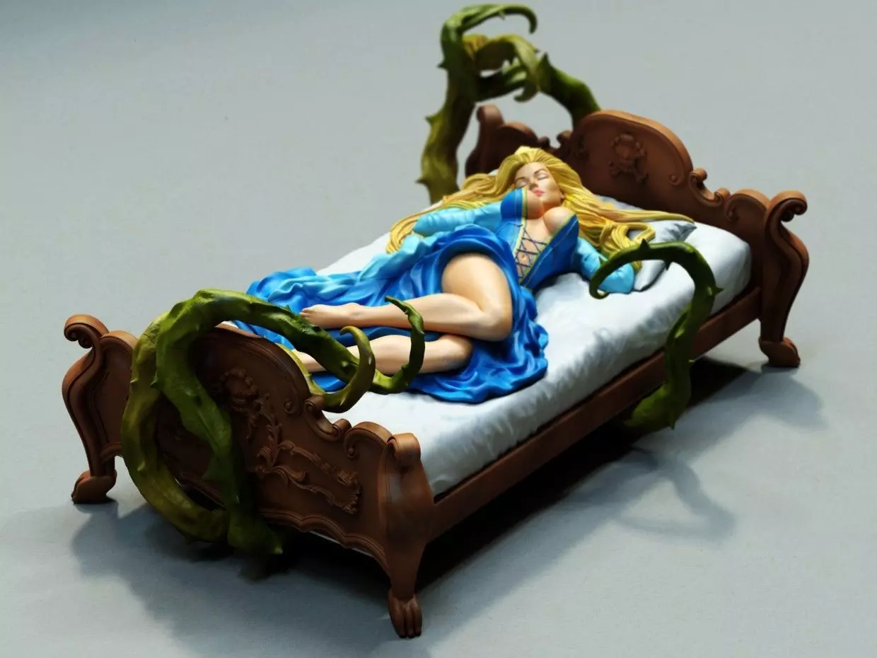 SLEEPING BEAUTY 3D print model_0