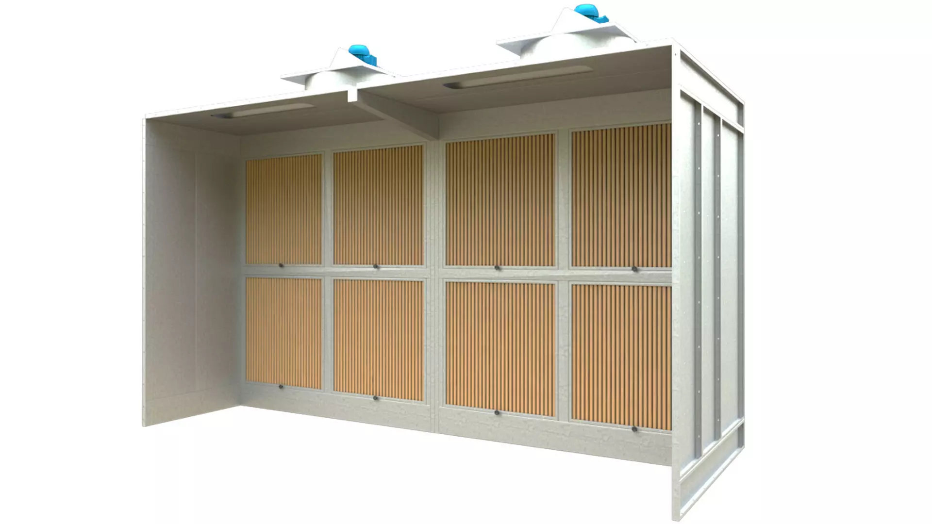 PAINT BOOTH FOR LIQUID PAINTING 3D model
