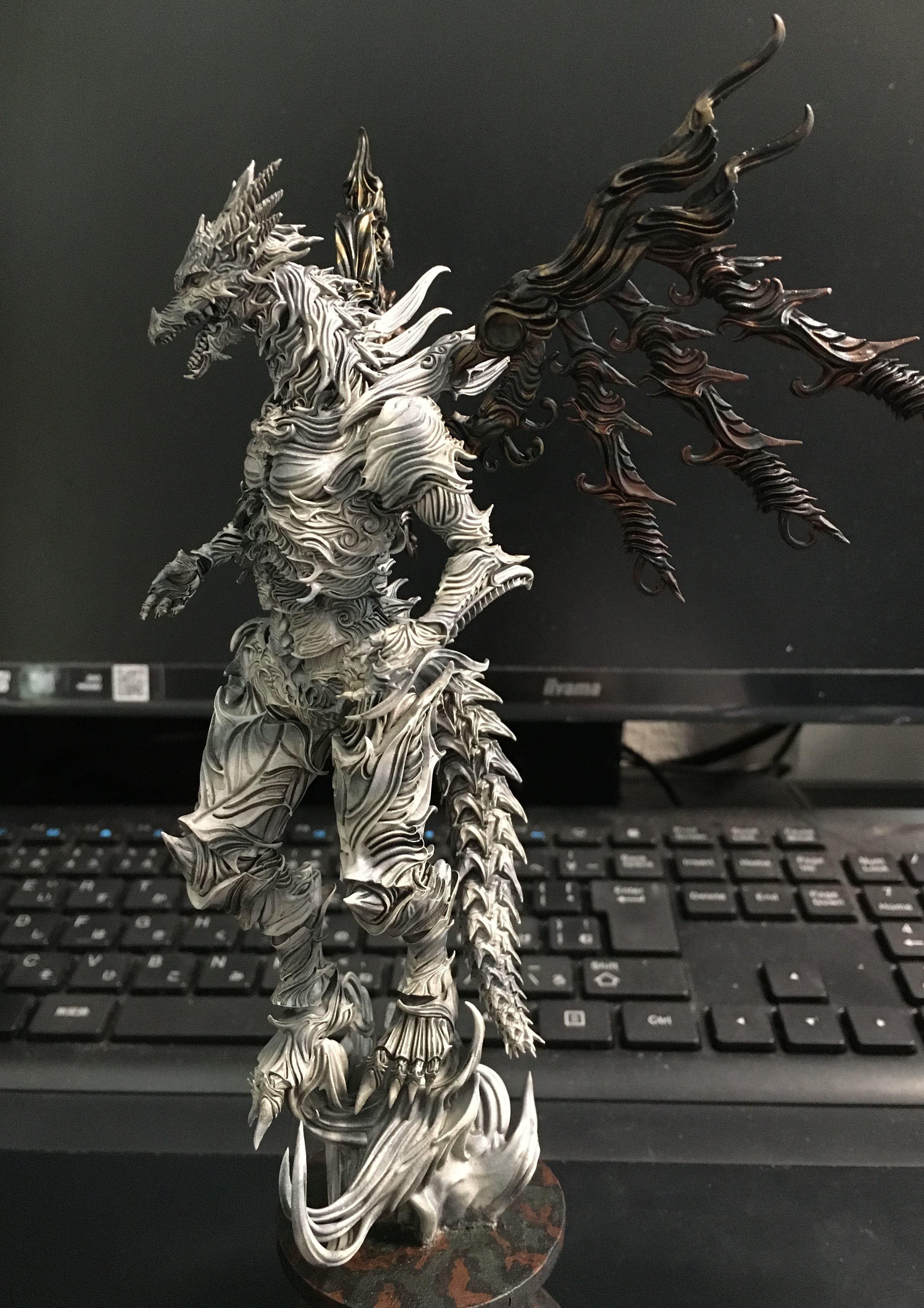 3D Game Assets 3D print model Dragon Figure 3D print model_6