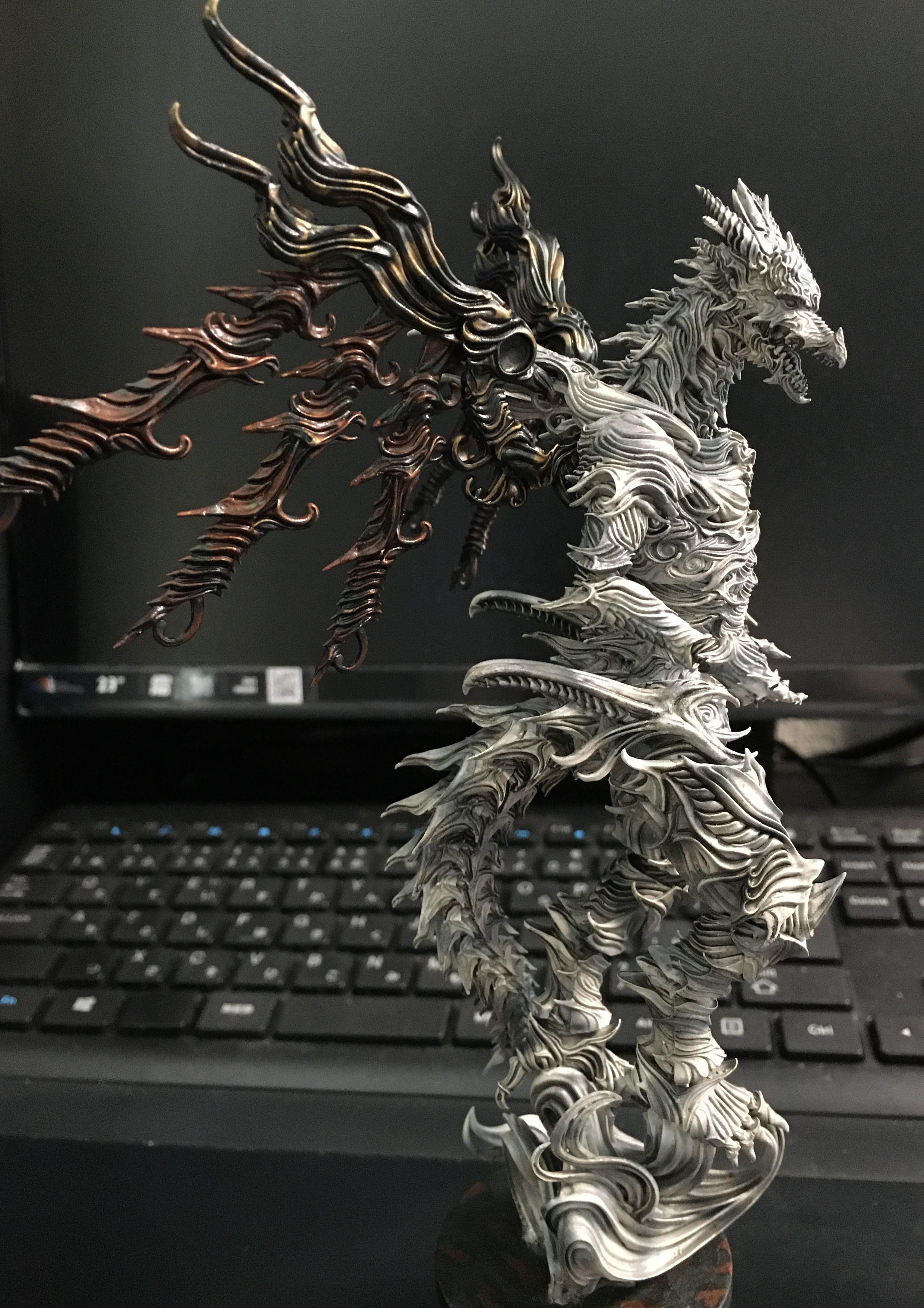 3D Game Assets 3D print model Dragon Figure 3D print model_7