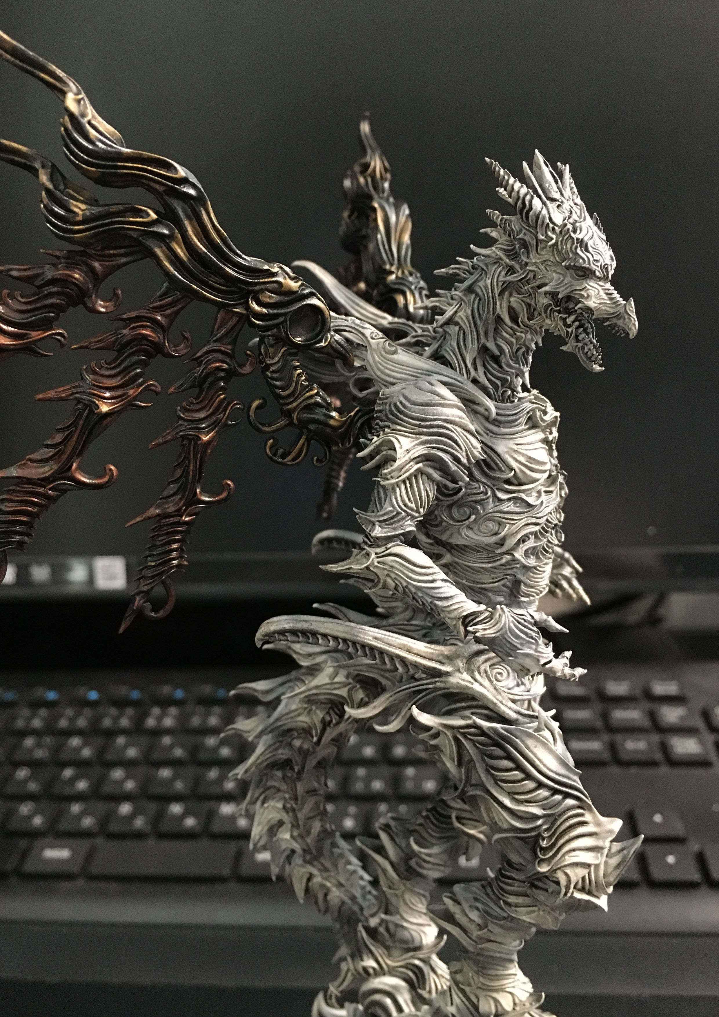 3D Game Assets 3D print model Dragon Figure 3D print model_5