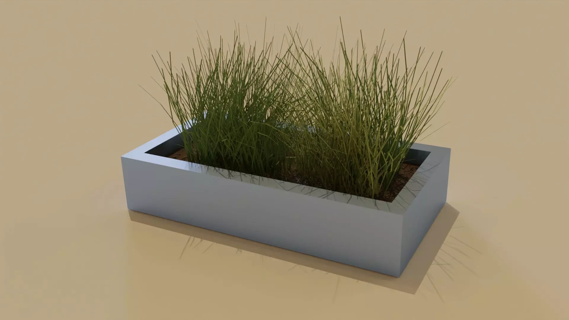 grass pot Free 3D model