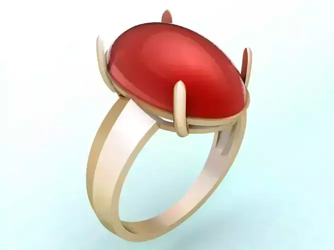 Gemstone Rings - Oval stone ring - Womens Rings