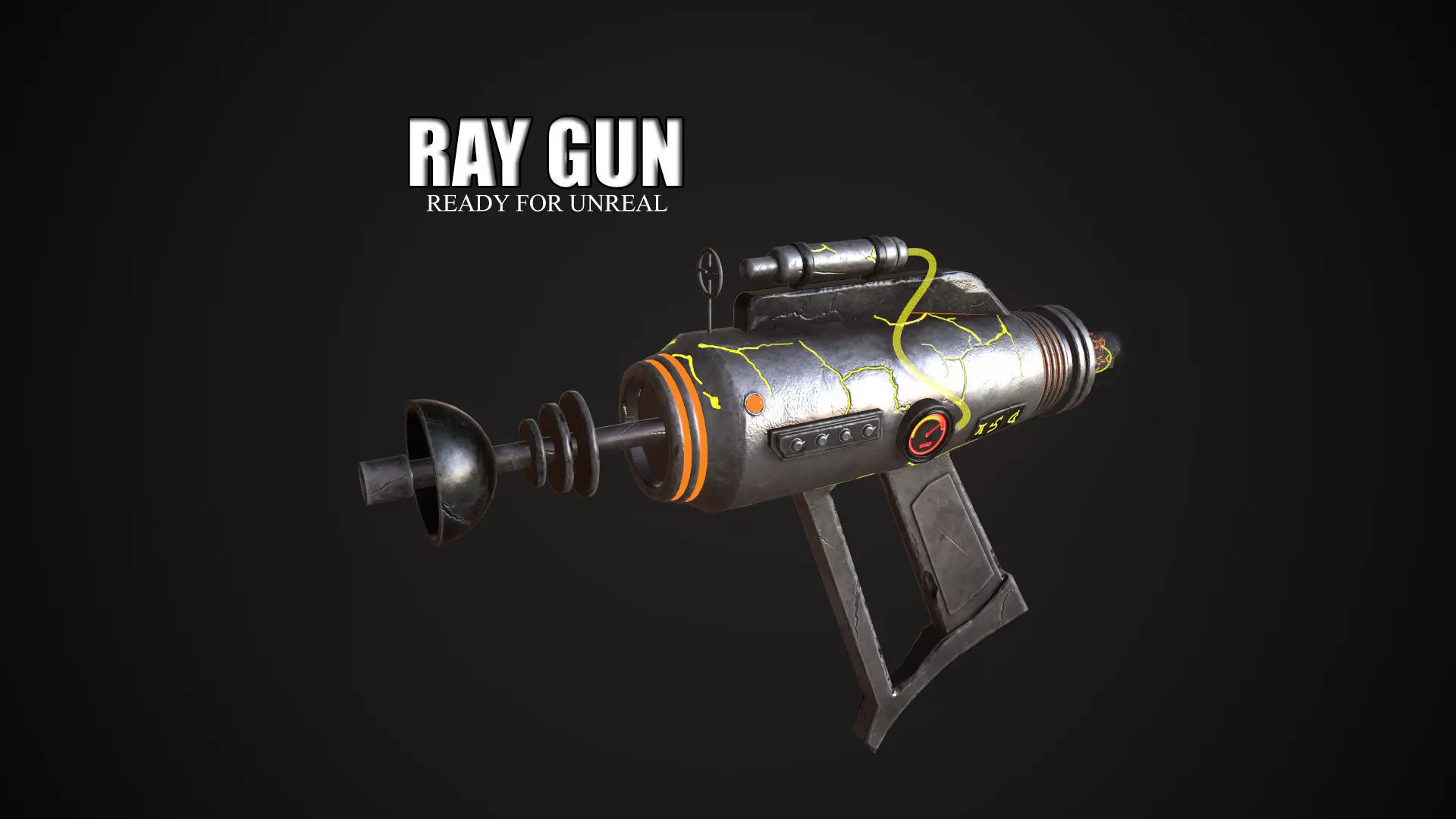 3D model Ray Gun Ready for Unreal VR / AR / low-poly | CGTrader