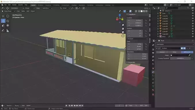 Lowpoly house