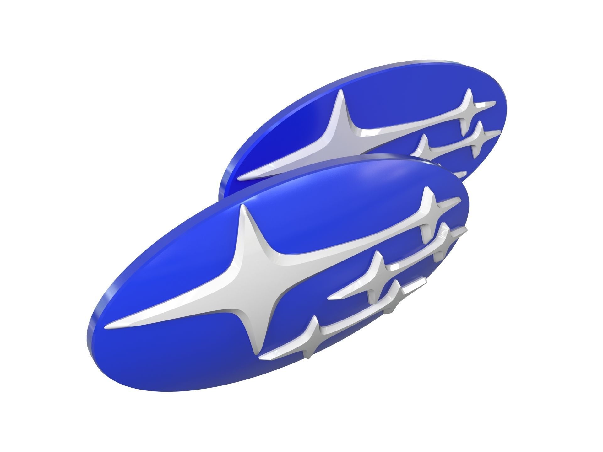 Subaru Logo 3D print model_1