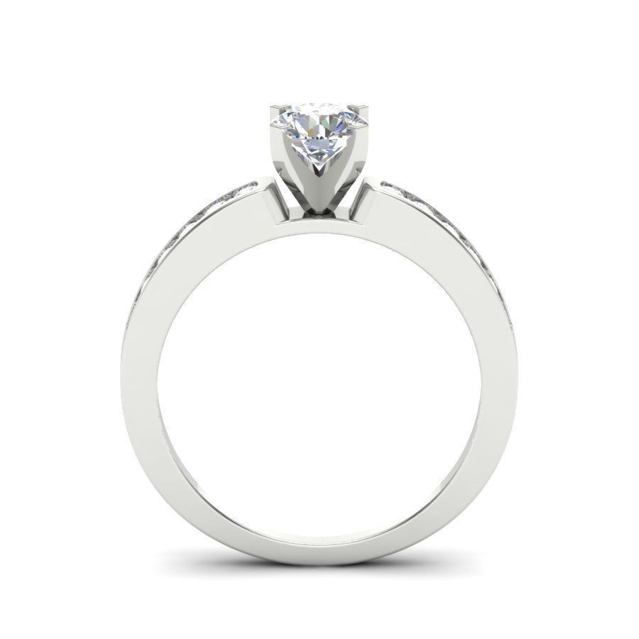 solitaire Engagement Rings 3dm stl render detail 3D print model 3D print model_15