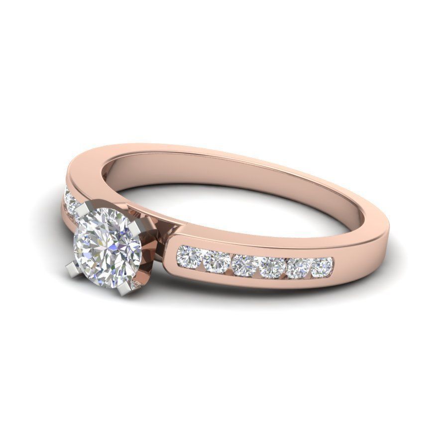 solitaire Engagement Rings 3dm stl render detail 3D print model 3D print model_12