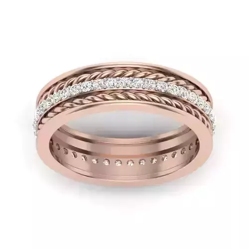 Solitaire Engagement Ring 3dm stl render detail 3D print model