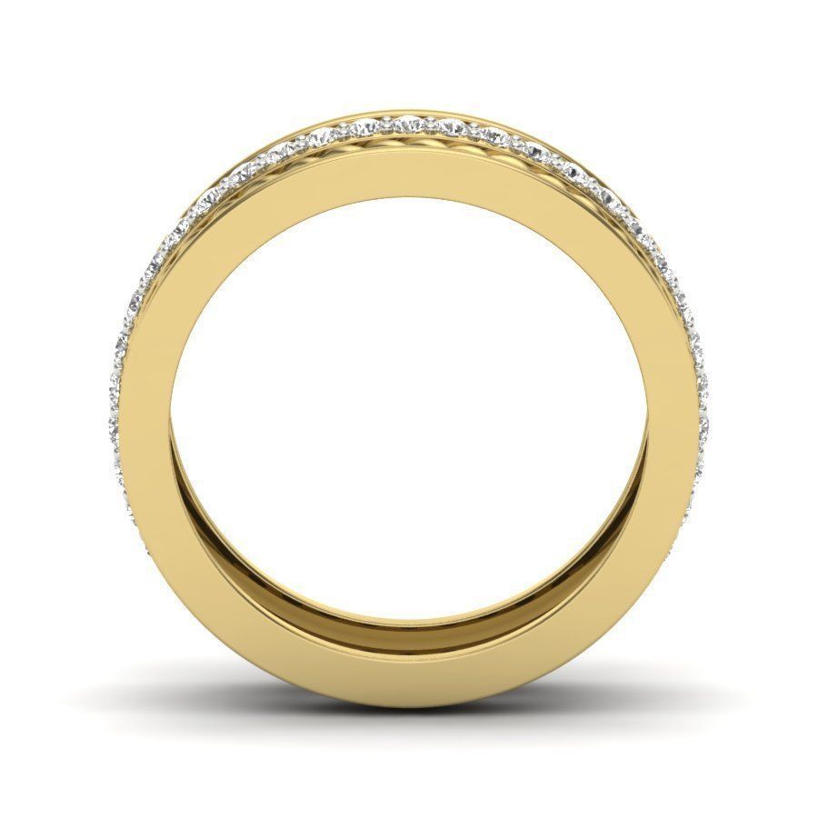 Solitaire Ring 3dm stl render detail 3D print model 3D print model_16