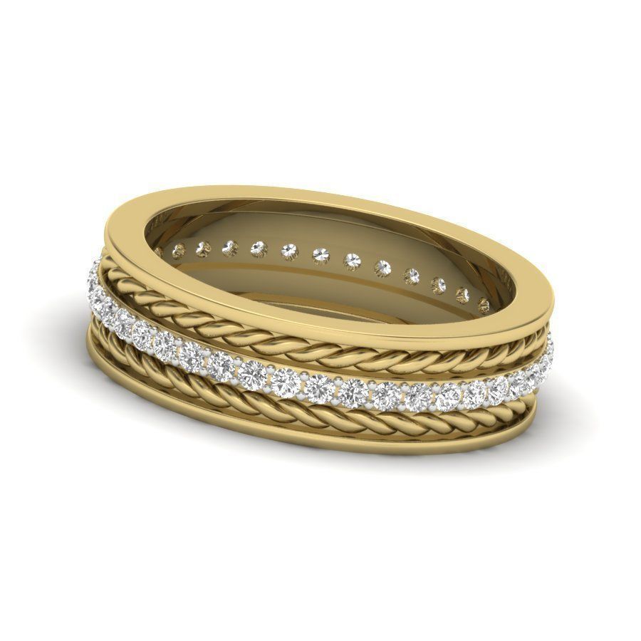 Solitaire Ring 3dm stl render detail 3D print model 3D print model_18