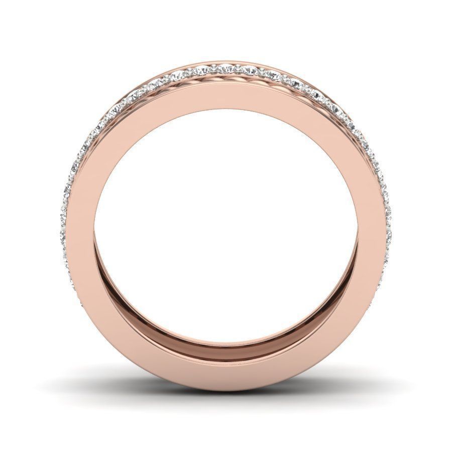 Solitaire Ring 3dm stl render detail 3D print model 3D print model_9