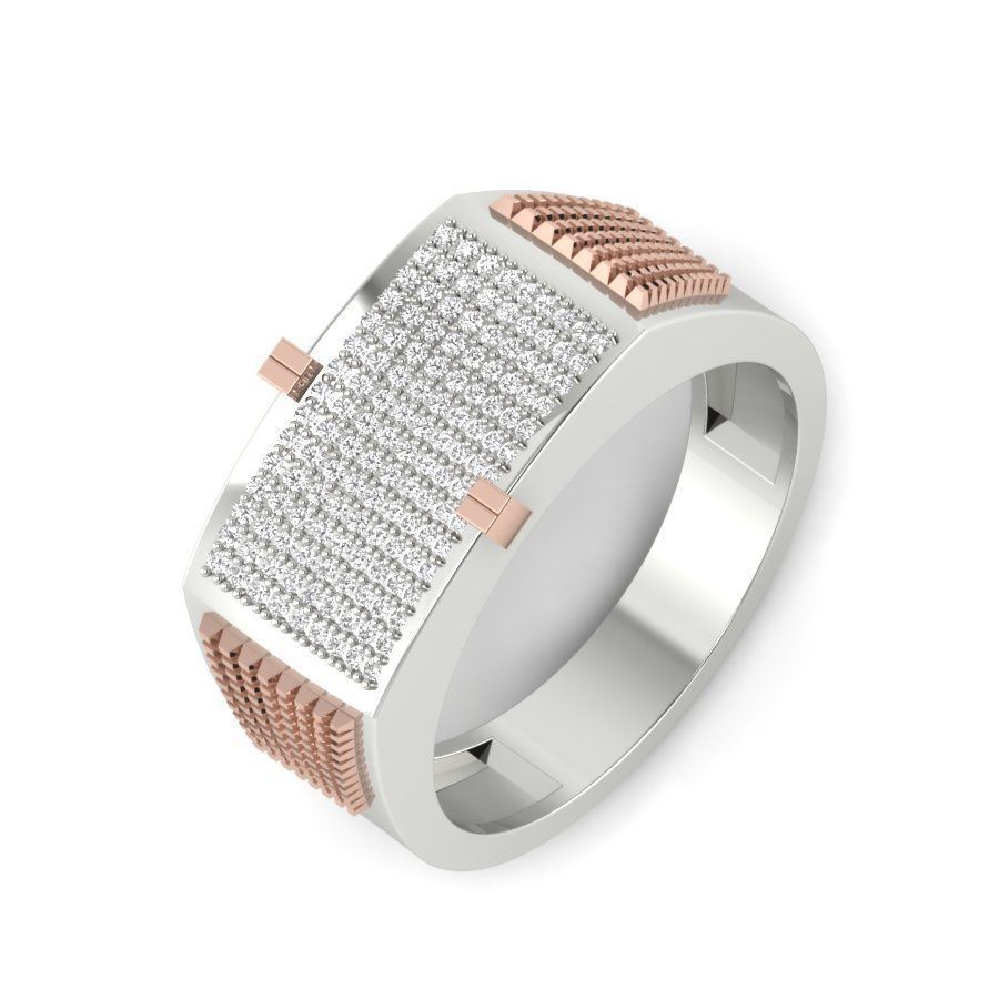 ANNIVERSARY Ring 3dm stl render detail 3D print model 3D print model_20