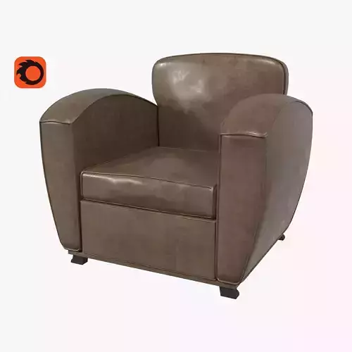 Leather armchair - chair