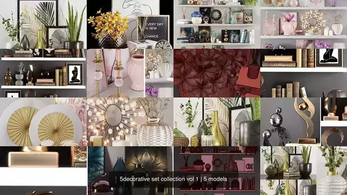 5decorative set collection vol 1 