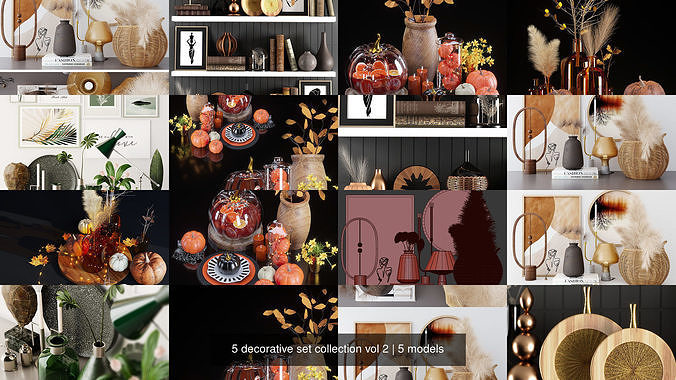 5 decorative set collection vol 2 