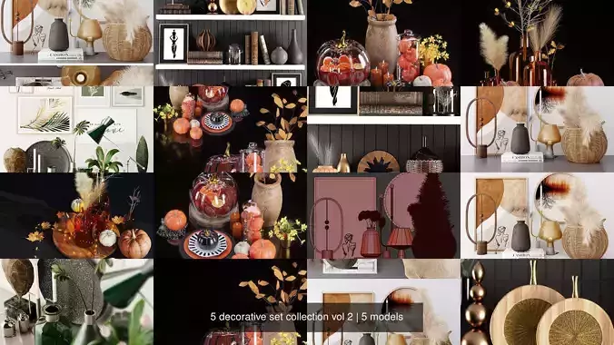 5 decorative set collection vol 2 