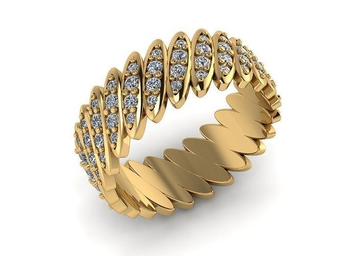 eternity band ring 3D print model