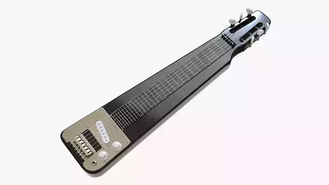 Lap steel guitar 3D model